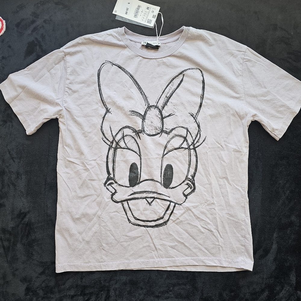 Zara x Disney Daisy Duck T Shirt